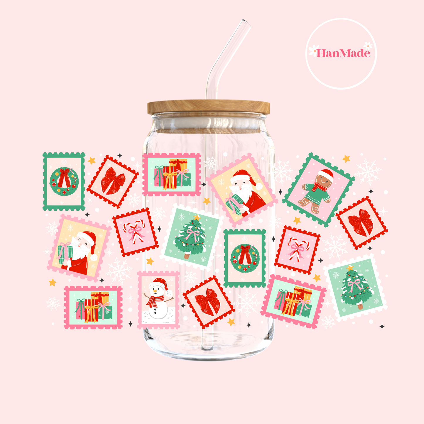 Christmas Stamps Tumbler