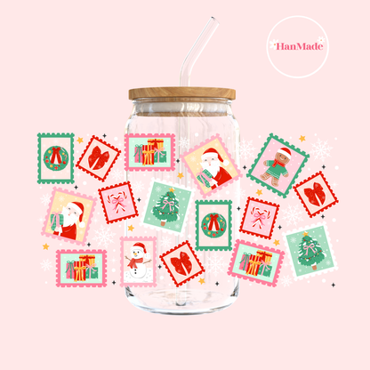 Christmas Stamps Tumbler
