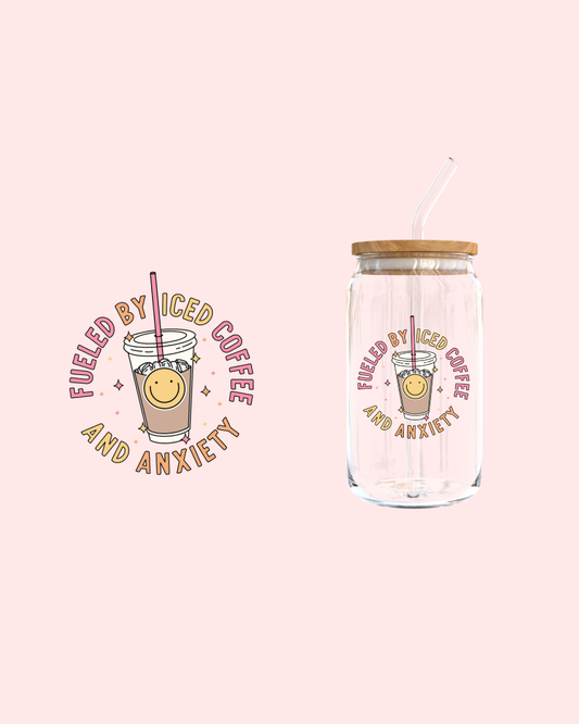 Iced Coffee & Anxiety - Pink