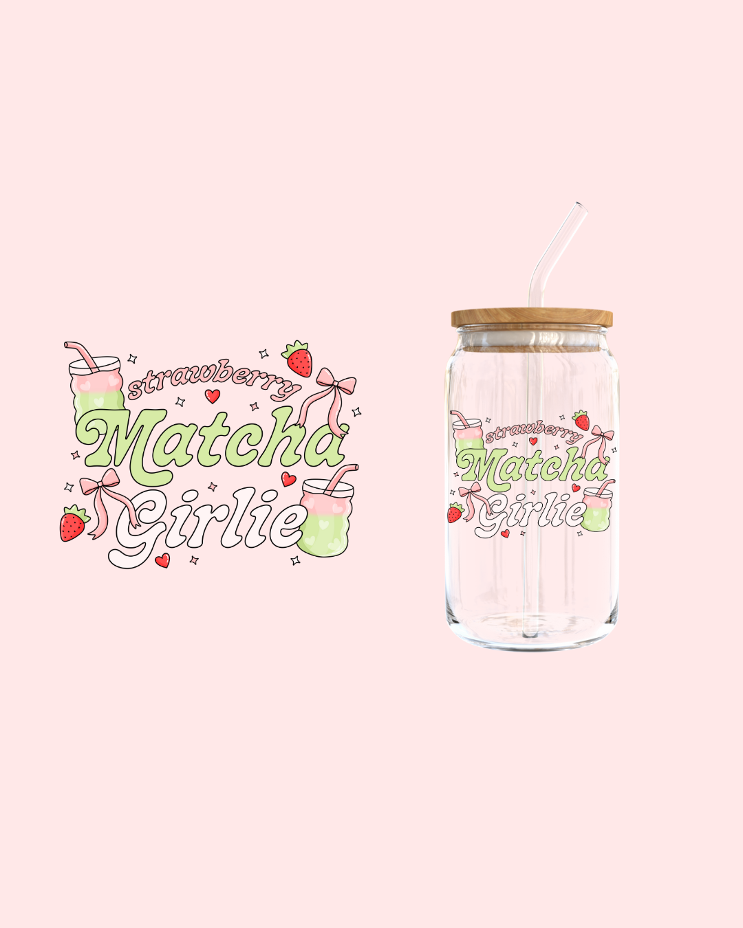 Strawberry Matcha Girlie