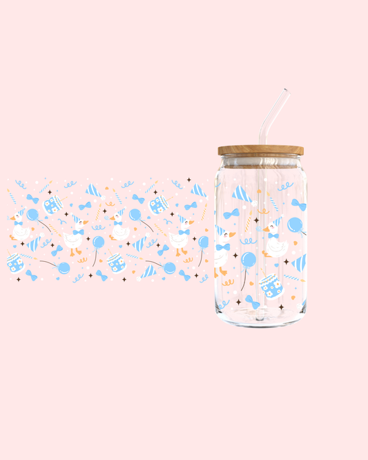 Blue Birthday Goose Tumbler