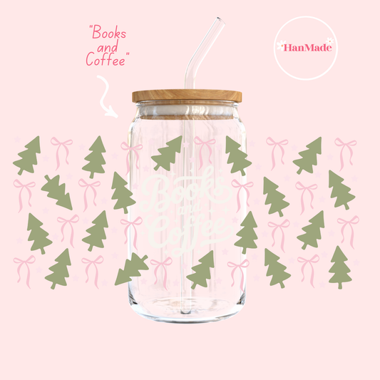 Christmas Books & Coffee Tumbler