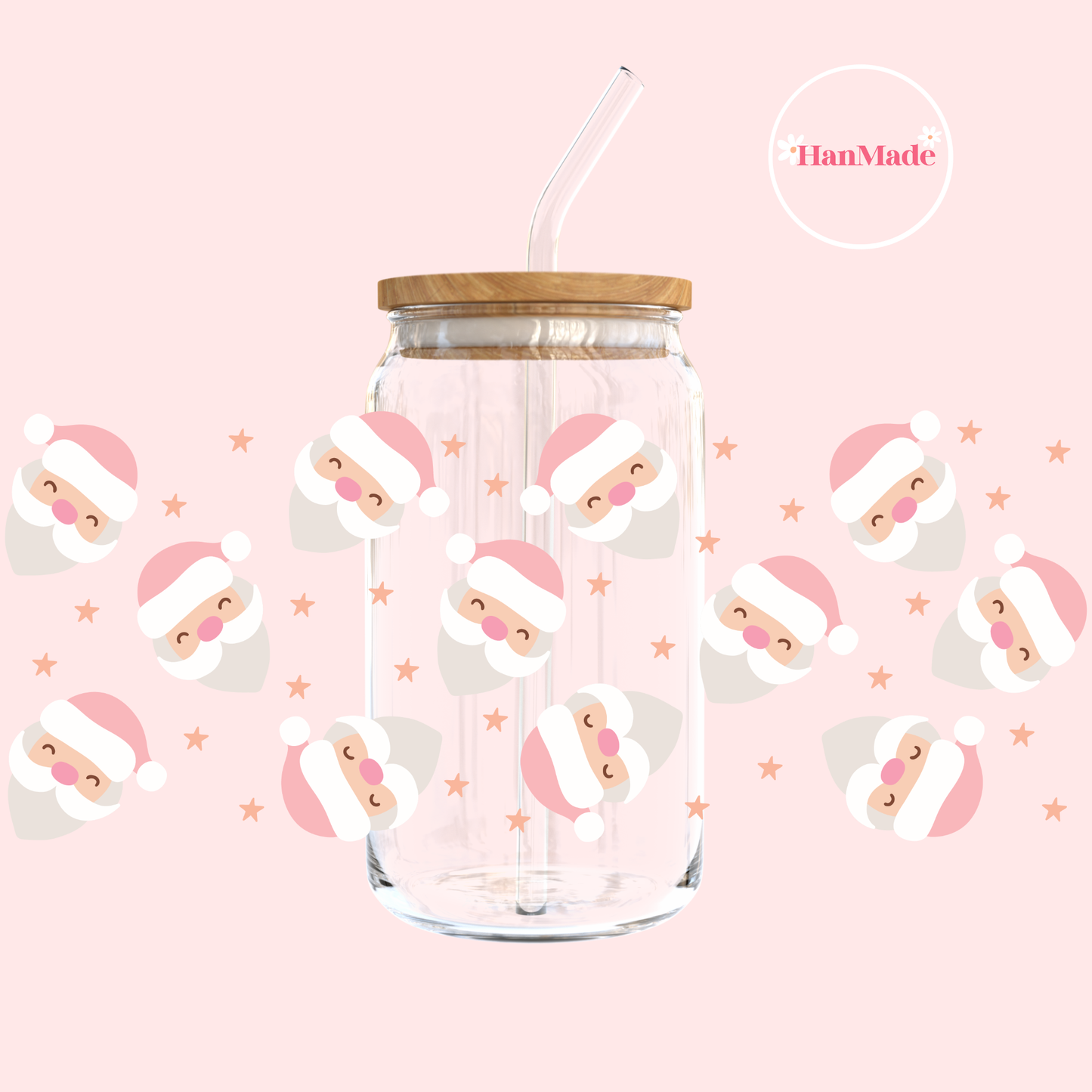 Pink Santa Tumbler